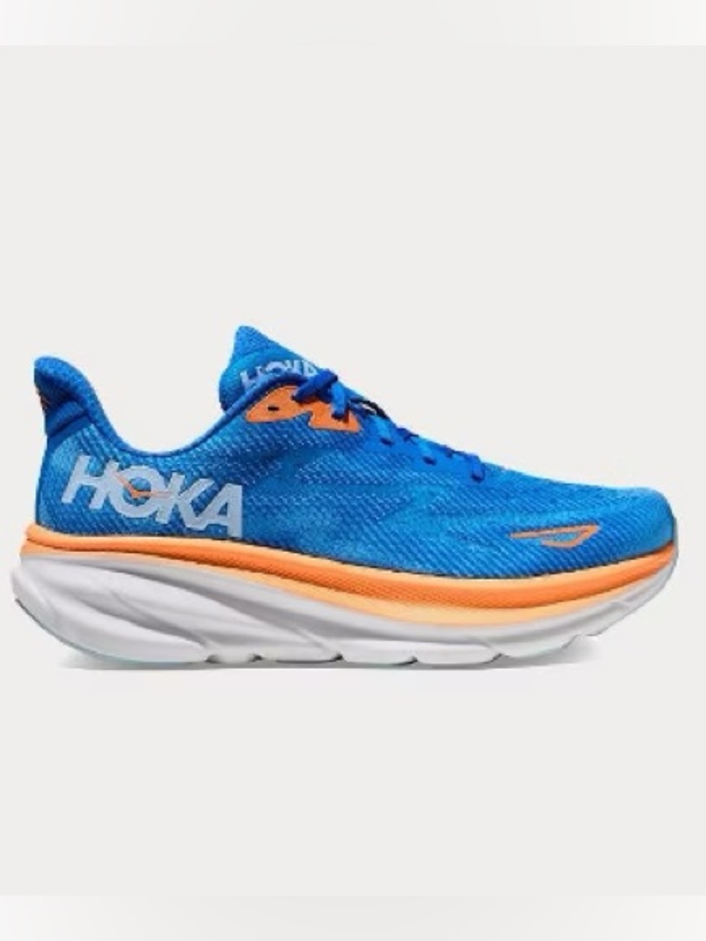 HOKA Clifton 9 Running Shoes Unisex Mens 7.5/womens 9 in Coastal Sky/All Aboard